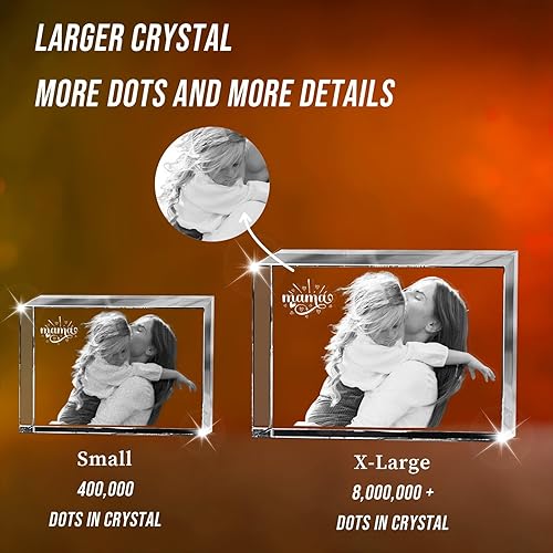 Miniatura 3 de Custom 3D Crystal Picture Frames With Photo Fotos Personalized Chrismas Gifts Photo Cubes Personalized Anniversary Birthday Gifts For Women
