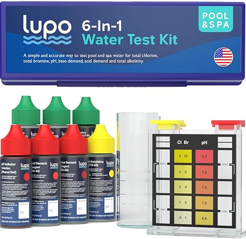6-in-1 Pool Test Kit | Pool Testing Kit for Swimming Pools & Spas