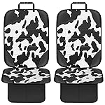 Siivton Car Seat Protector for Child Car Seat,Waterproof Car Seat Cover with Thick Padding, Non-Slip Backing, Protects Fabric & Leather Seats, 2 Mesh Storage Pockets(2 Pack)