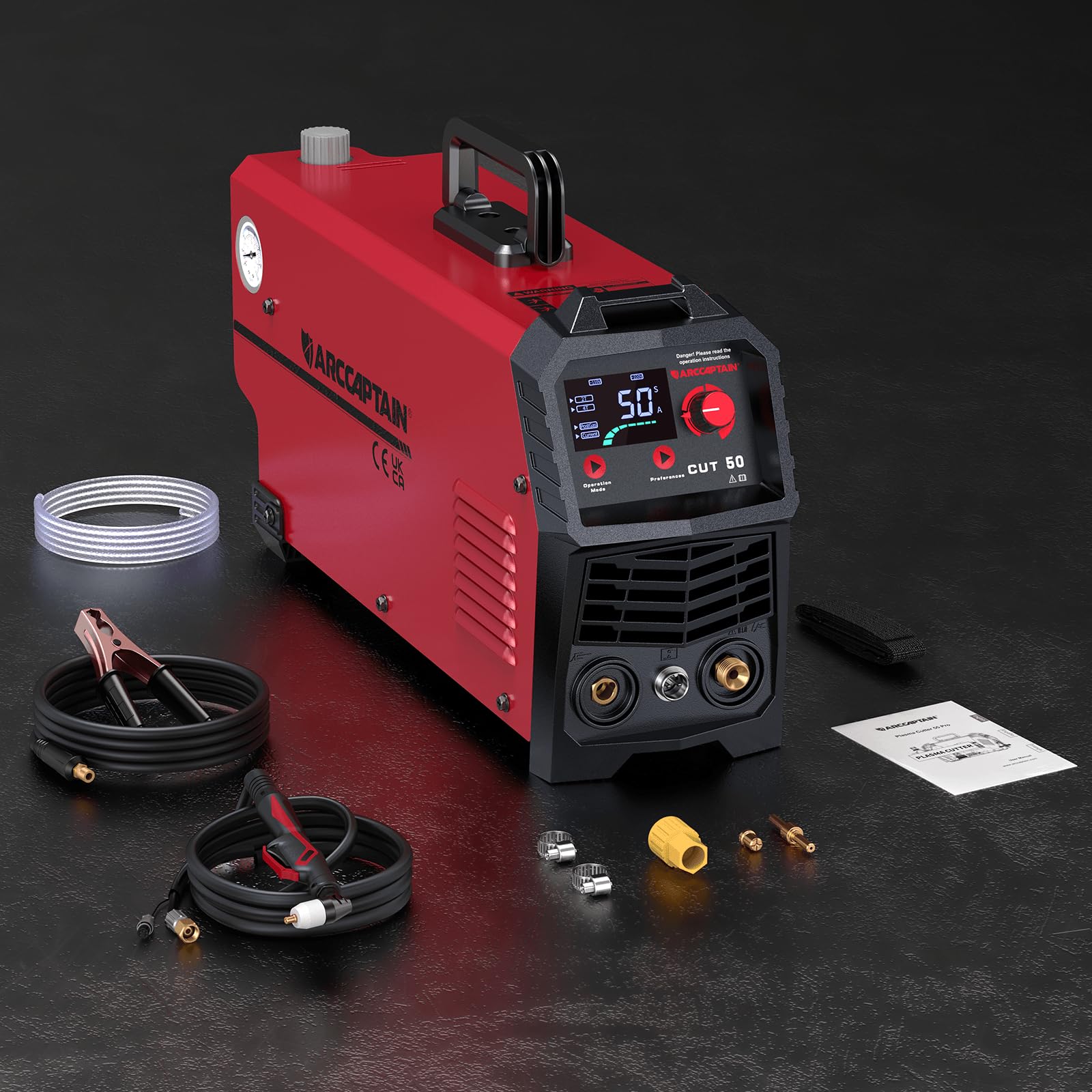 ARCCAPTAIN Taglierina al plasma 50 Ampere taglierina al plasma con IGBT Max. taglio 20 mm con postflusso e 2T/4T