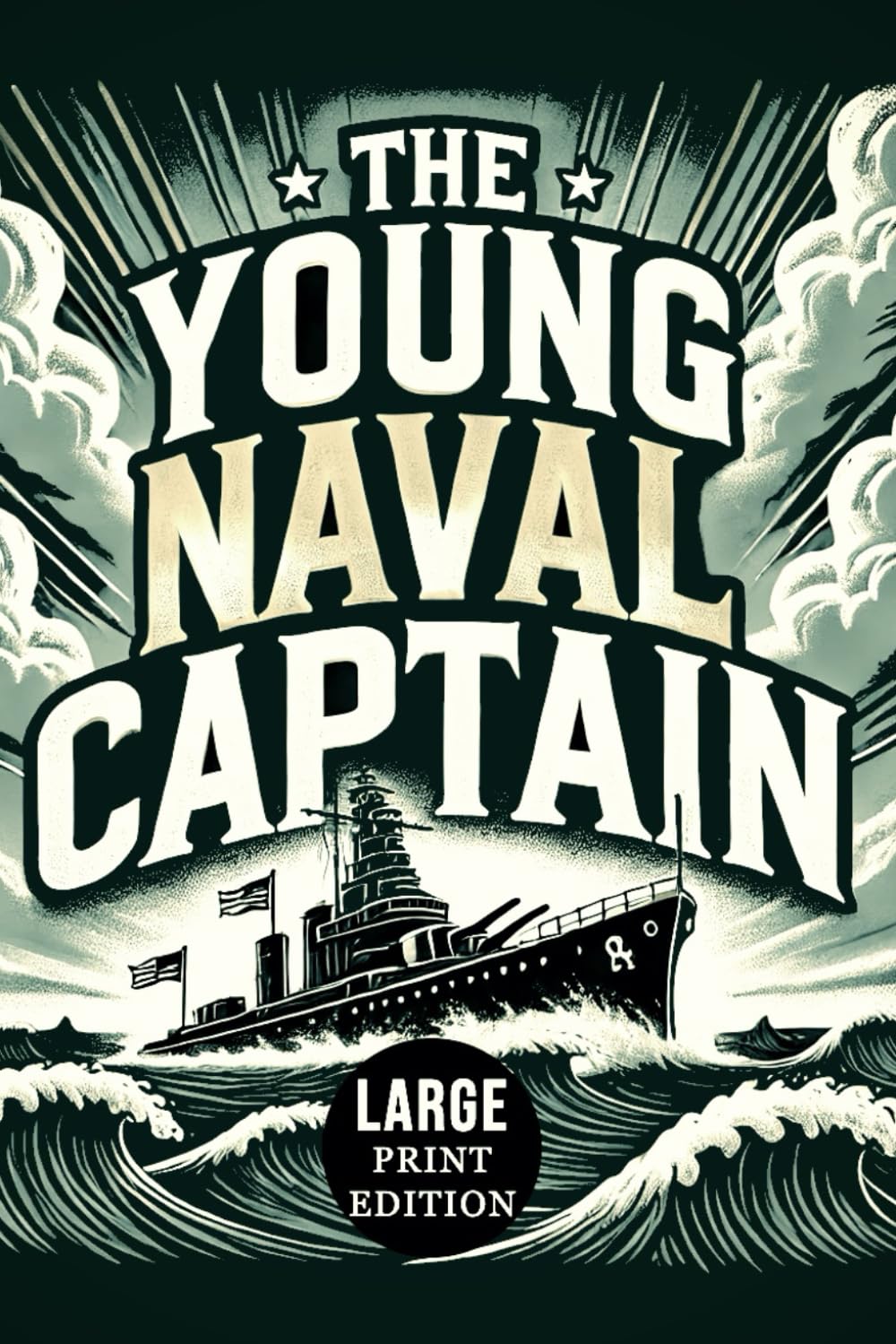 The Young Naval Captain (Large Print Edition): A thrilling naval war story of futuristic submarines, global conflict, and the rise of an unstoppable maritime superpower