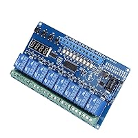 Vista 9 de Relé multifunción, 8-36V 8-Channel Multifunción Relé de Retardo de Tiempo Interfaz Módulo de Junta Optoacoplador LED