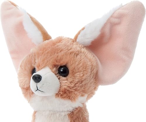 Miniatura 3 de The Petting Zoo Fennec Fox - Animal de peluche, regalos para niños, animales salvajes del zoológico Onez, juguete de peluche de zorro Fennec de 12