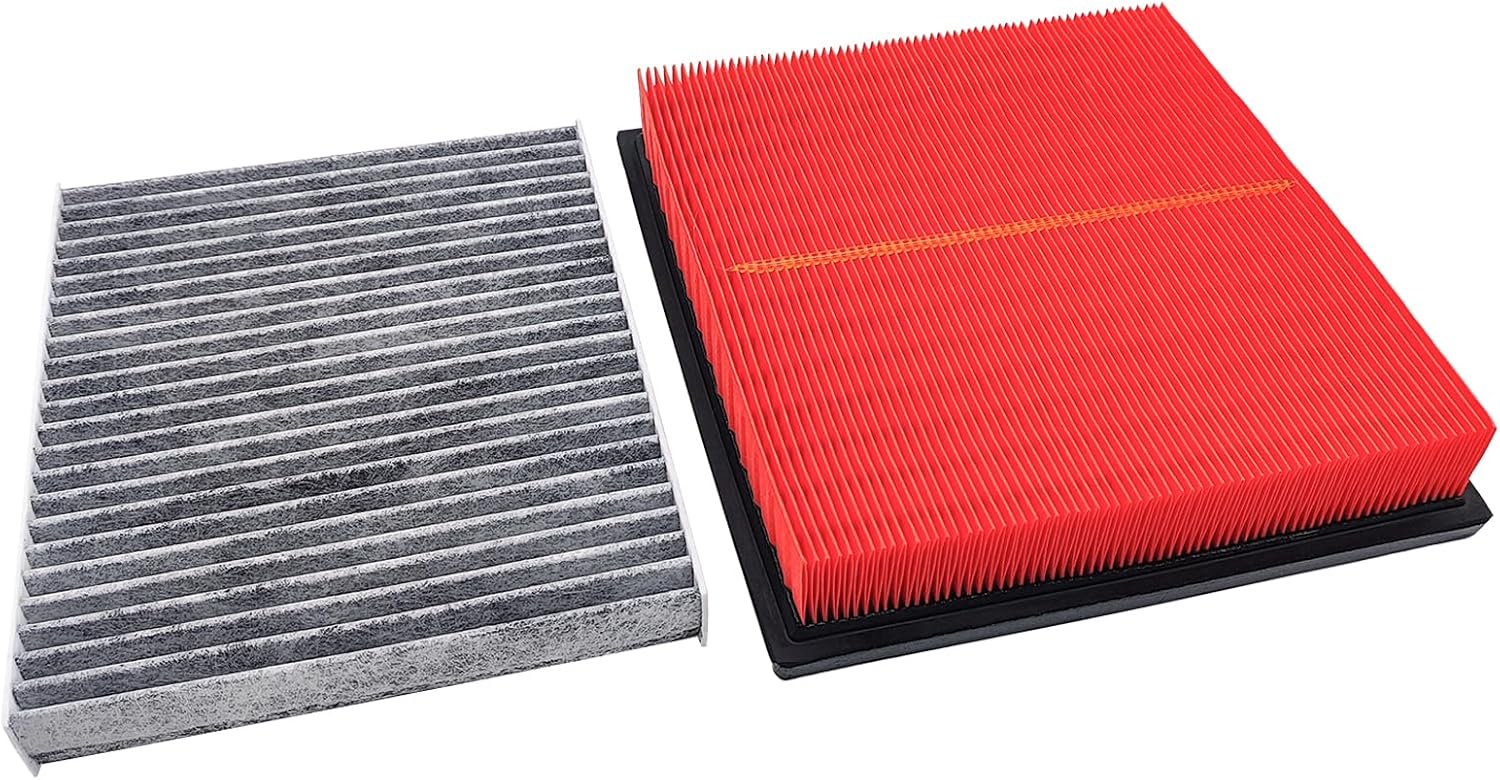 Replacement Cabin & Engine Air Filter For Toyota CAMRY (2018-2024), Not fit Hybrid. Replacement for CF12157, 17801-F0050