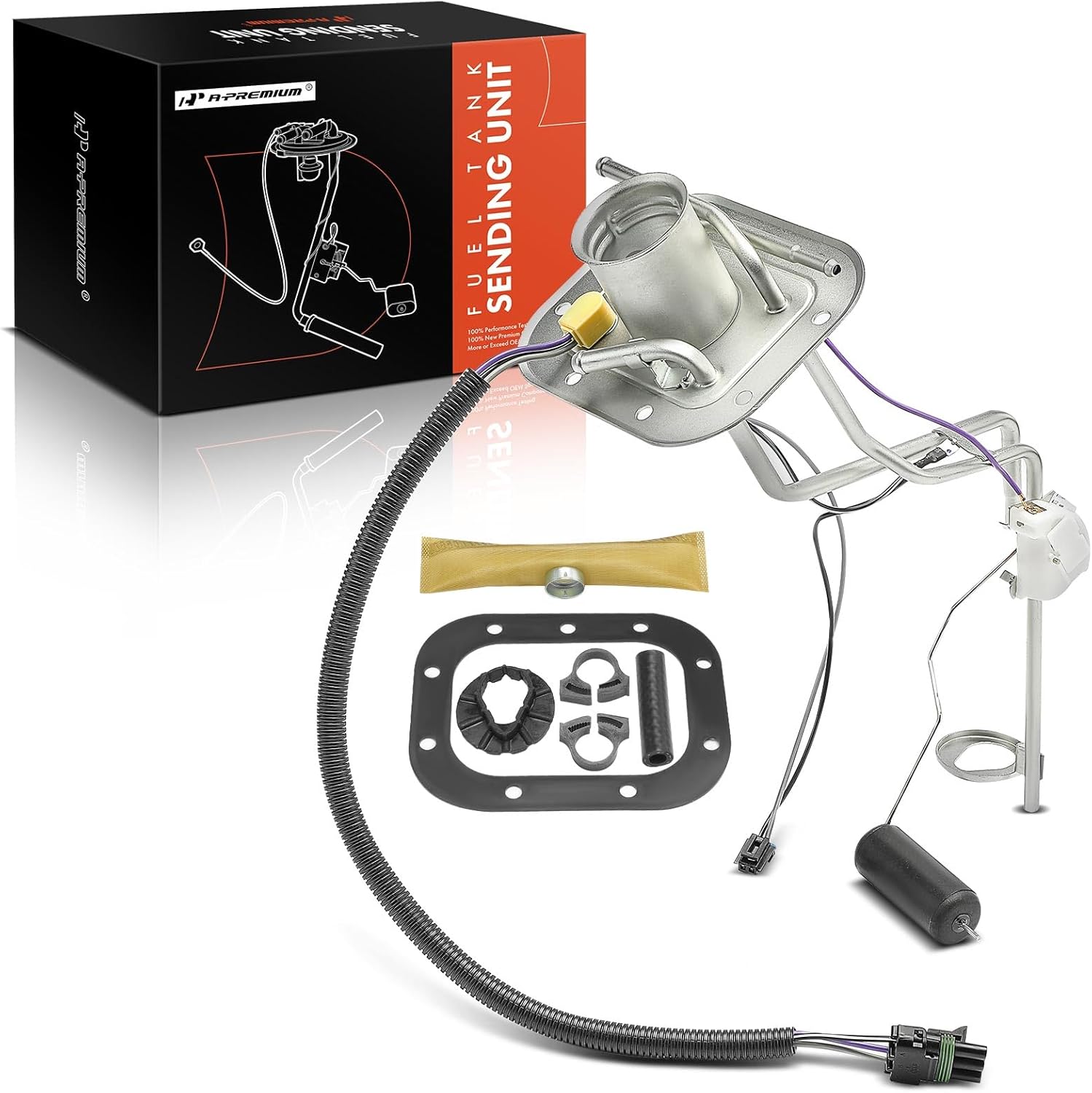 A-Premium Fuel Tank Sending Unit Compatible with Chevrolet Corvette 1984 5.7L, Replace # 25003533, 529GE