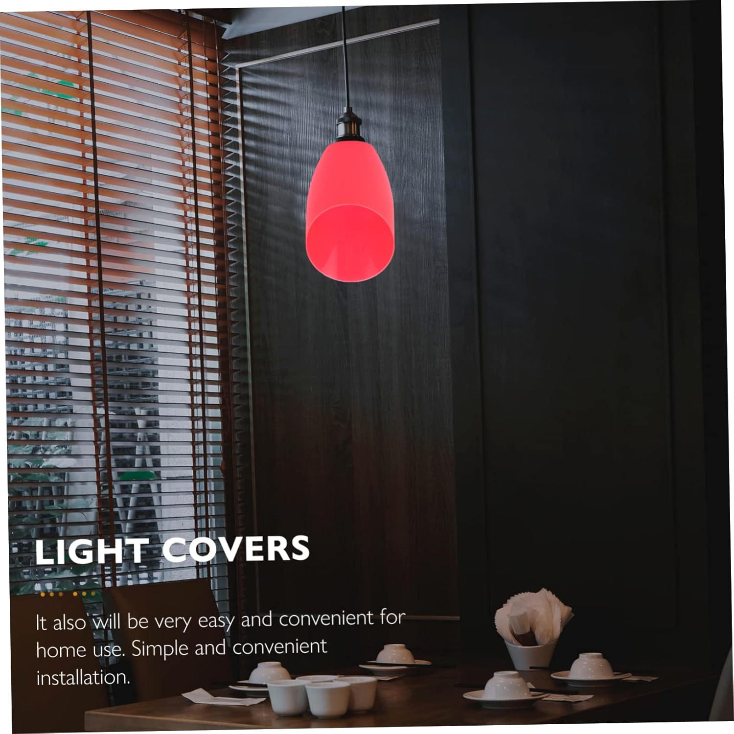 DOITOOL 12pcs Slanted Horseshoe Plastic Lamp Shade Replacement Home Decor Table Lamp Cover Middle for Bedside Wall and Table