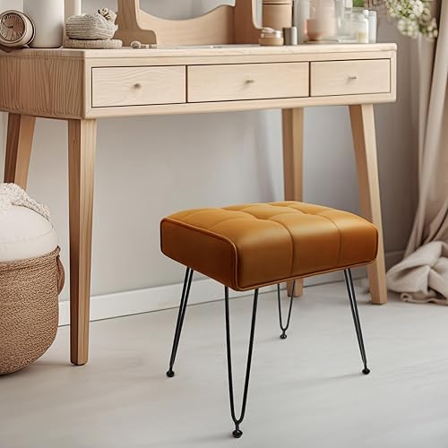 Miniatura 8 de HOUCHICS Taburete de tocador, taburete de maquillaje, taburetes de tocador para maquillaje, silla de tocador, asiento de taburete de tocador, silla