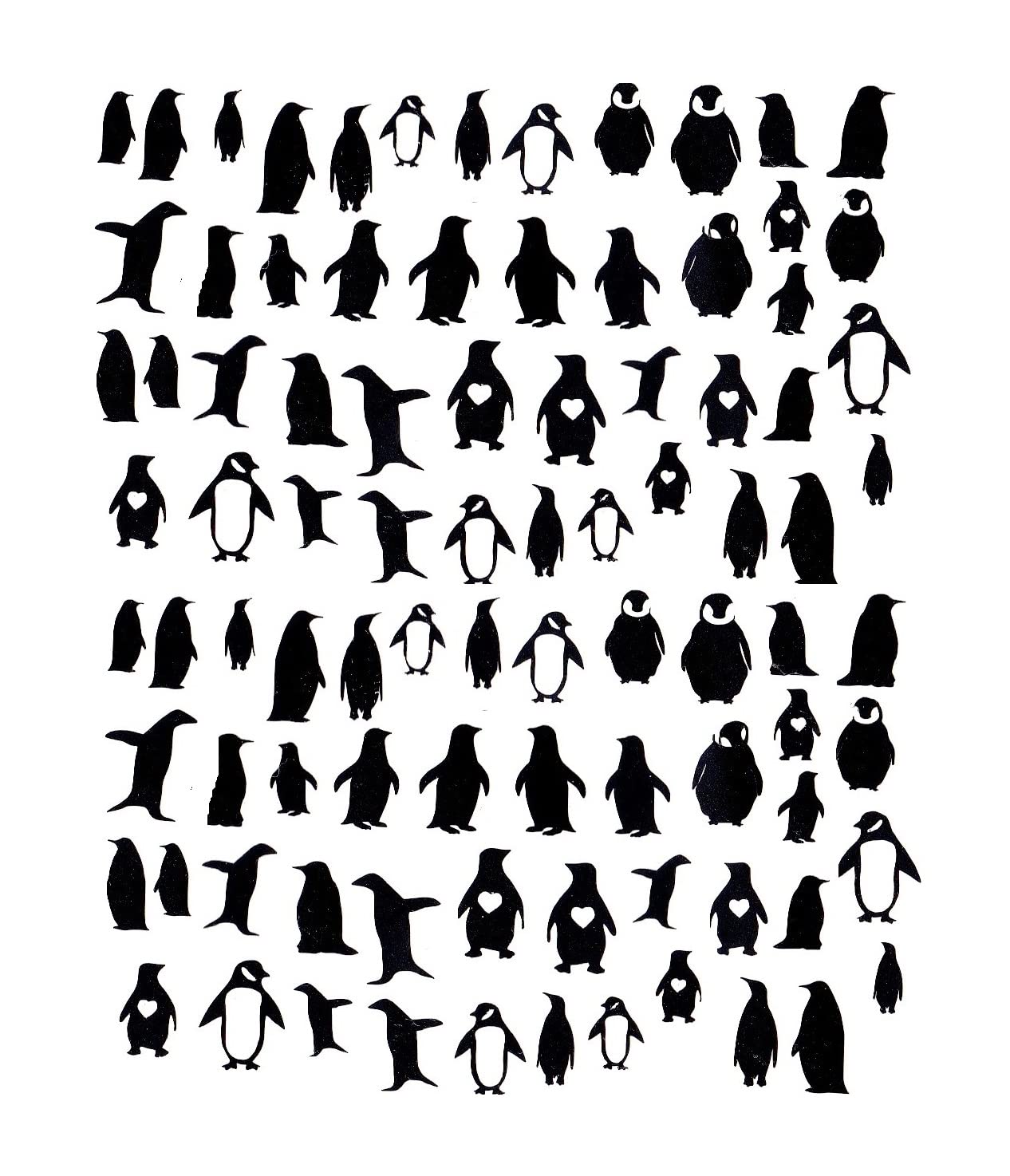 Kaz Creations Penguin Press On Nail Stickers Penguin Collection (Penguin Press On Nail Stickers)