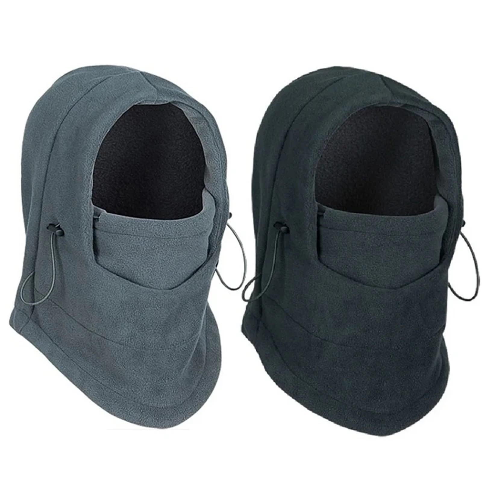 Masque De Cyclisme 2 pièces cagoules hommes femmes chapeau à capuche cache-cou randonnée écharpes en plein air cyclisme masque Ski coupe-vent capuche masque épaissi protection chaud Écharpe Pour La Mo