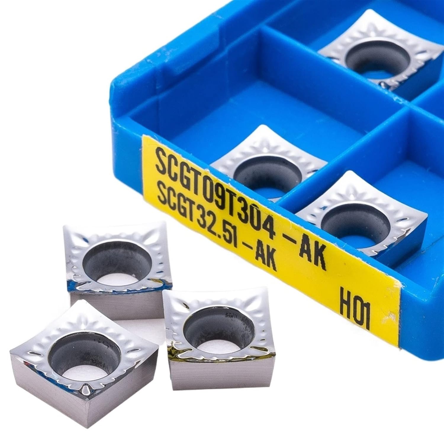 Indexable Carbide Lathe Tool SCGT09T302 SCGT09T304 SCGT09T308 H01 Milling Inserts Stainless Steel External Turning Tool(SCGT09T304 H01)