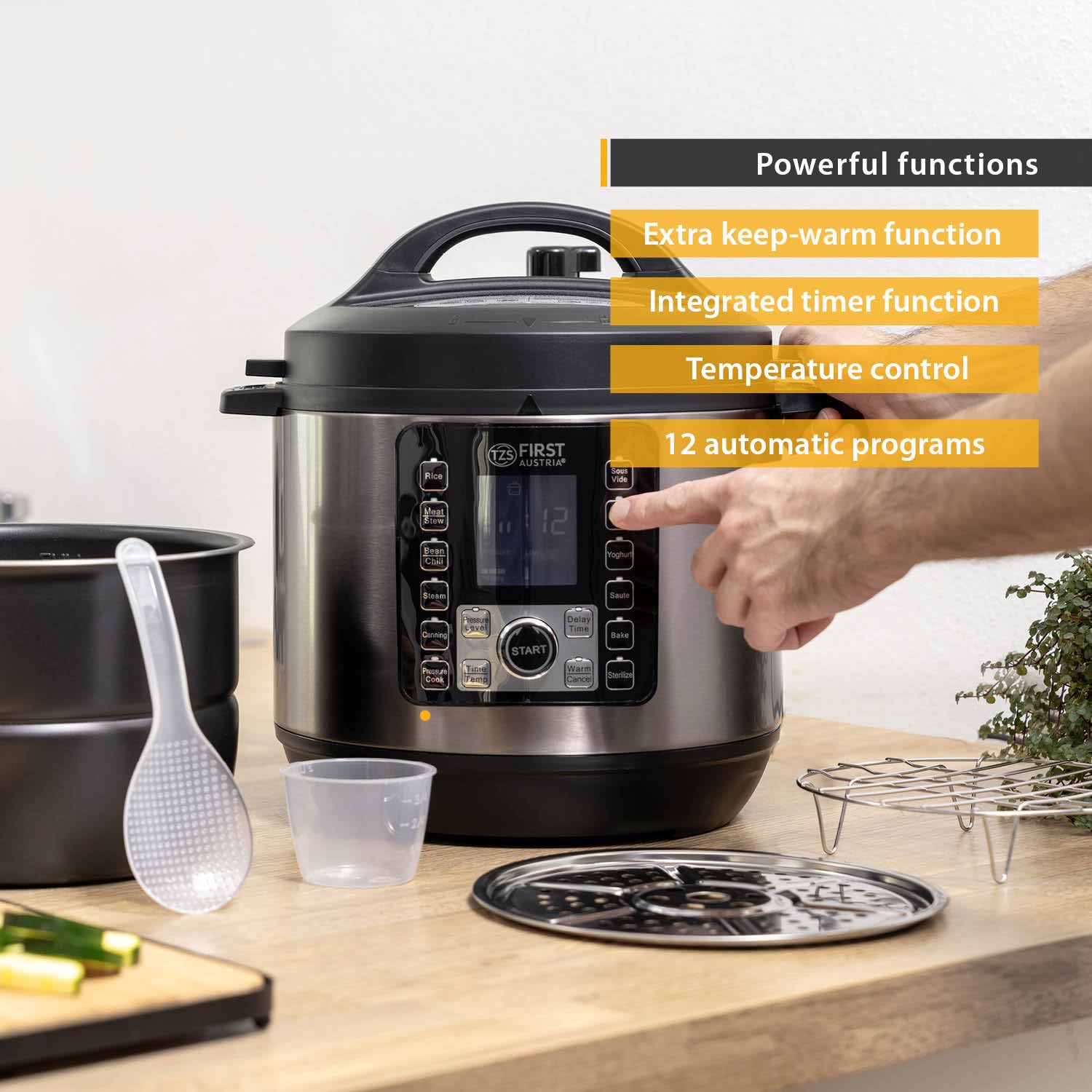 Teesa TSA3030 – Voedseldroger, 5 kg, wit – Drogisterij Plus