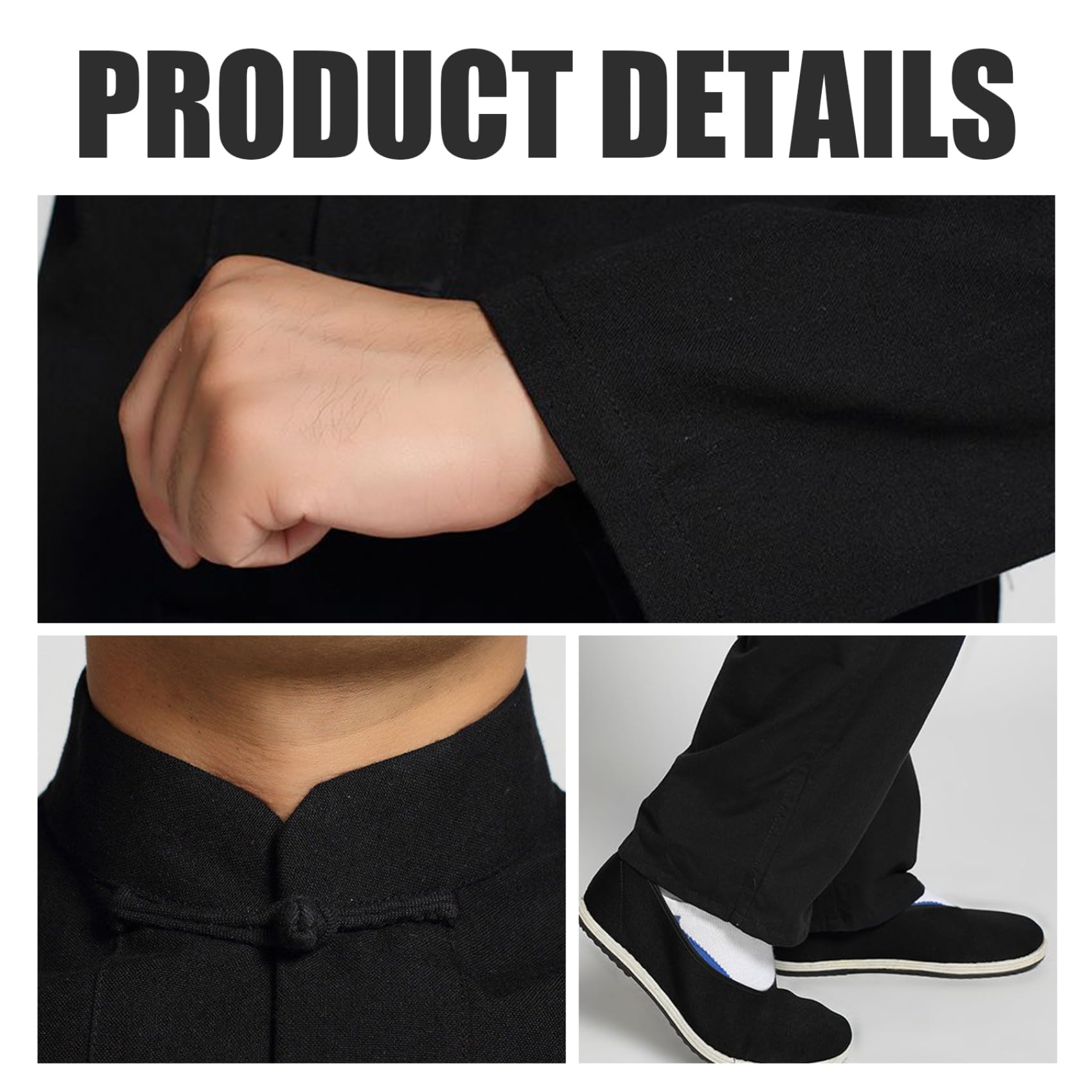 Ropa de tai chi, trajes de artes marciales tradicionales chinos, uniforme de kung fu de comodidad transpirable para adultos