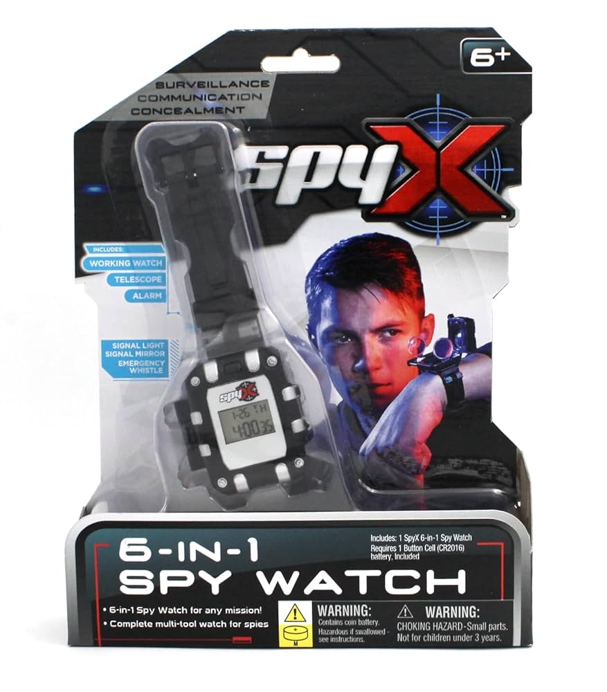 SPYAIR6点セット Amazon.com: SpyX / 6-in-1 Watch - 6 Function Spy Toy Watch