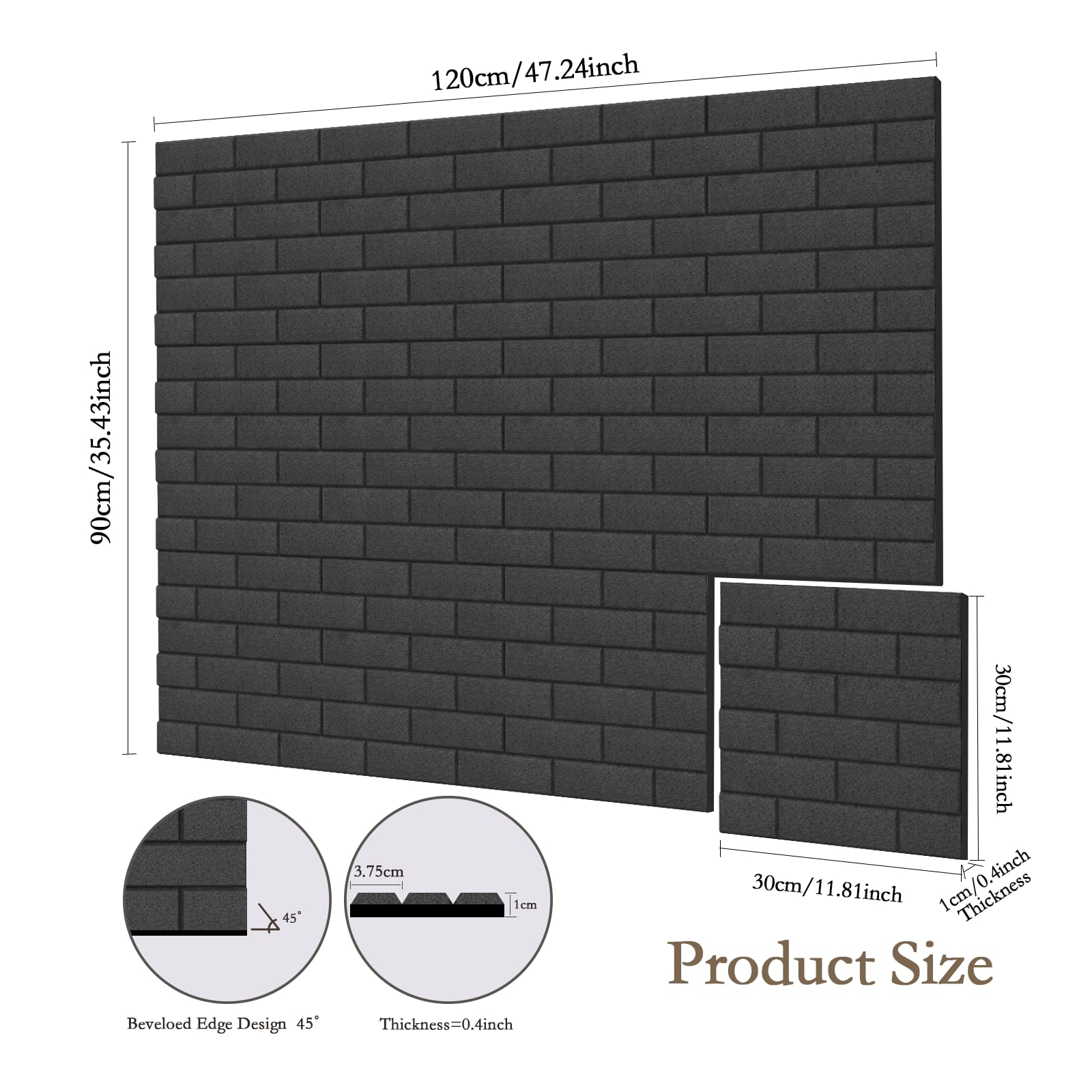 JBER 36 Akustikpaneele Selbstklebend – Schallschutzplatten 30x30cm Für Studio & Homeoffice
