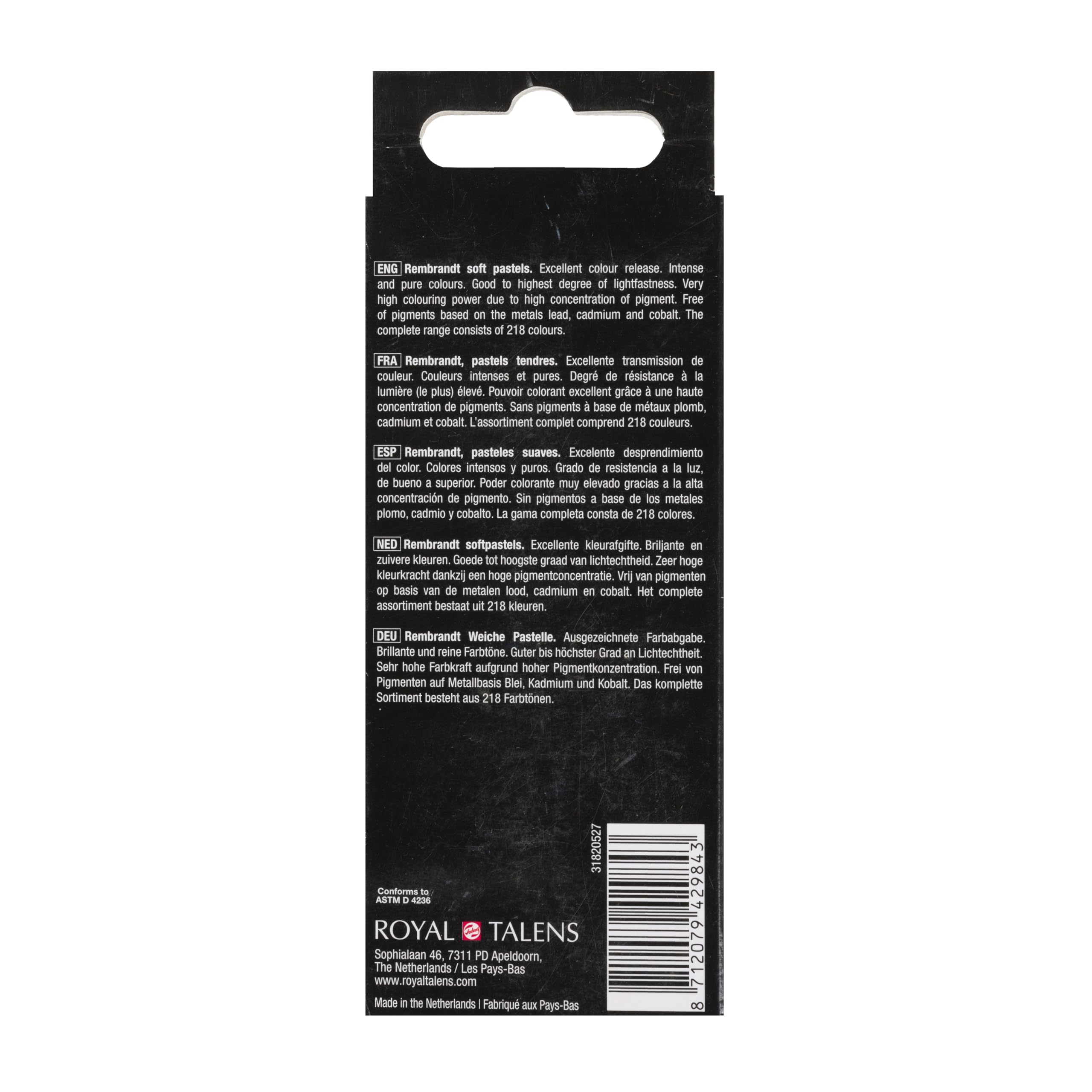 Rembrandt Professional Soft Pastel Set Yellow Ochres, 5 count (Pack of 1) - Image 2