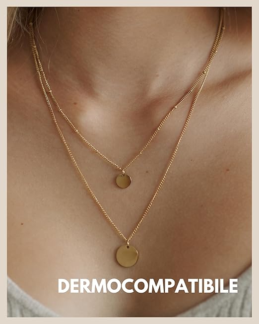 GD signs Catena con lettere in argento - collara da donna delicata sulla pelle (ciondolo A-Z) I Collana di lettere in argento (S