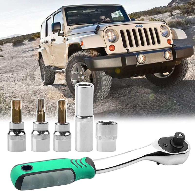 Kit de Ferramentas Torx MOEBULB para Teto e Portas Jeep Wrangler JL JK e Gladiator 2007–2025 – 7 peças