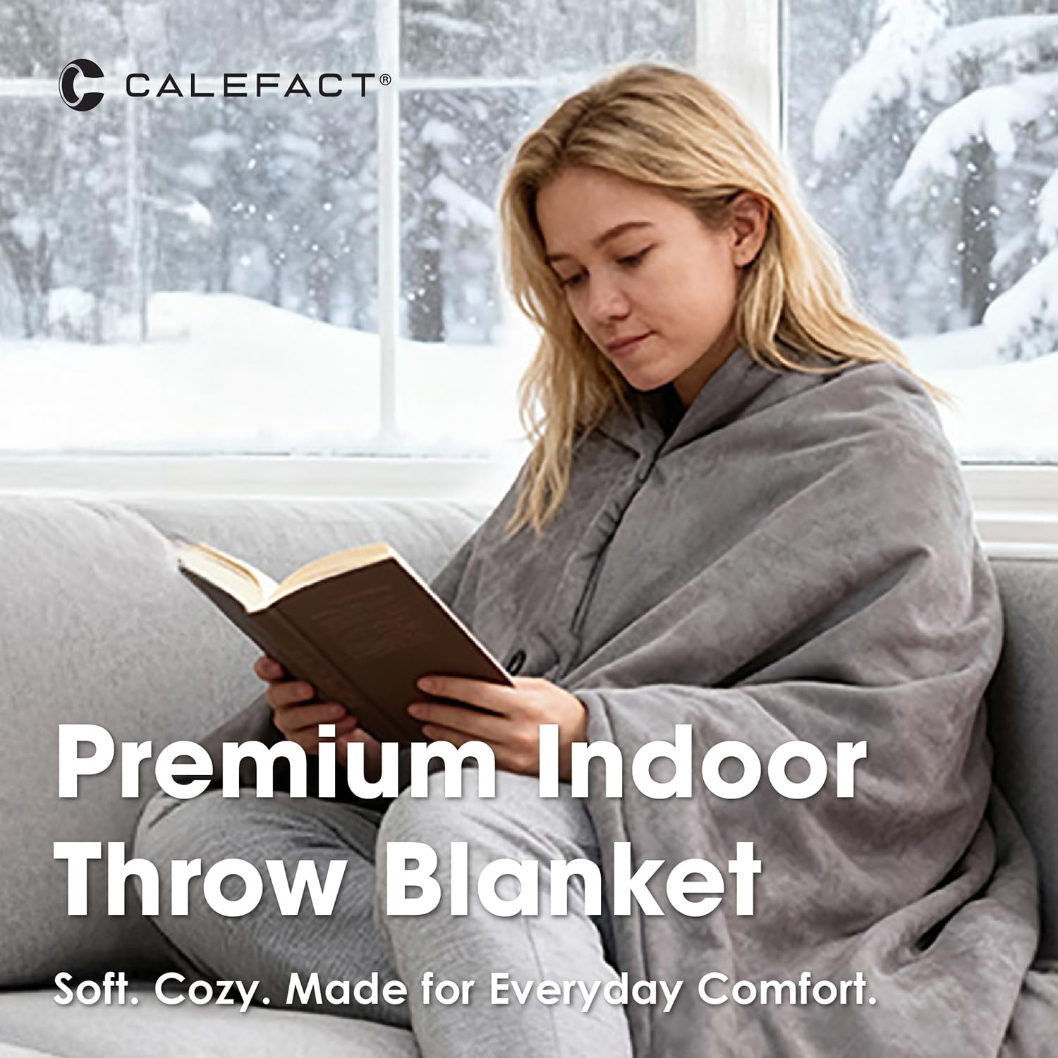 Manta calefactora interior - ante ultra suave, calefacción de grafeno 4 zonas, 3 niveles de calor, compatible con USB-C, lavable a máquina, manta térmica portátil para casa & B