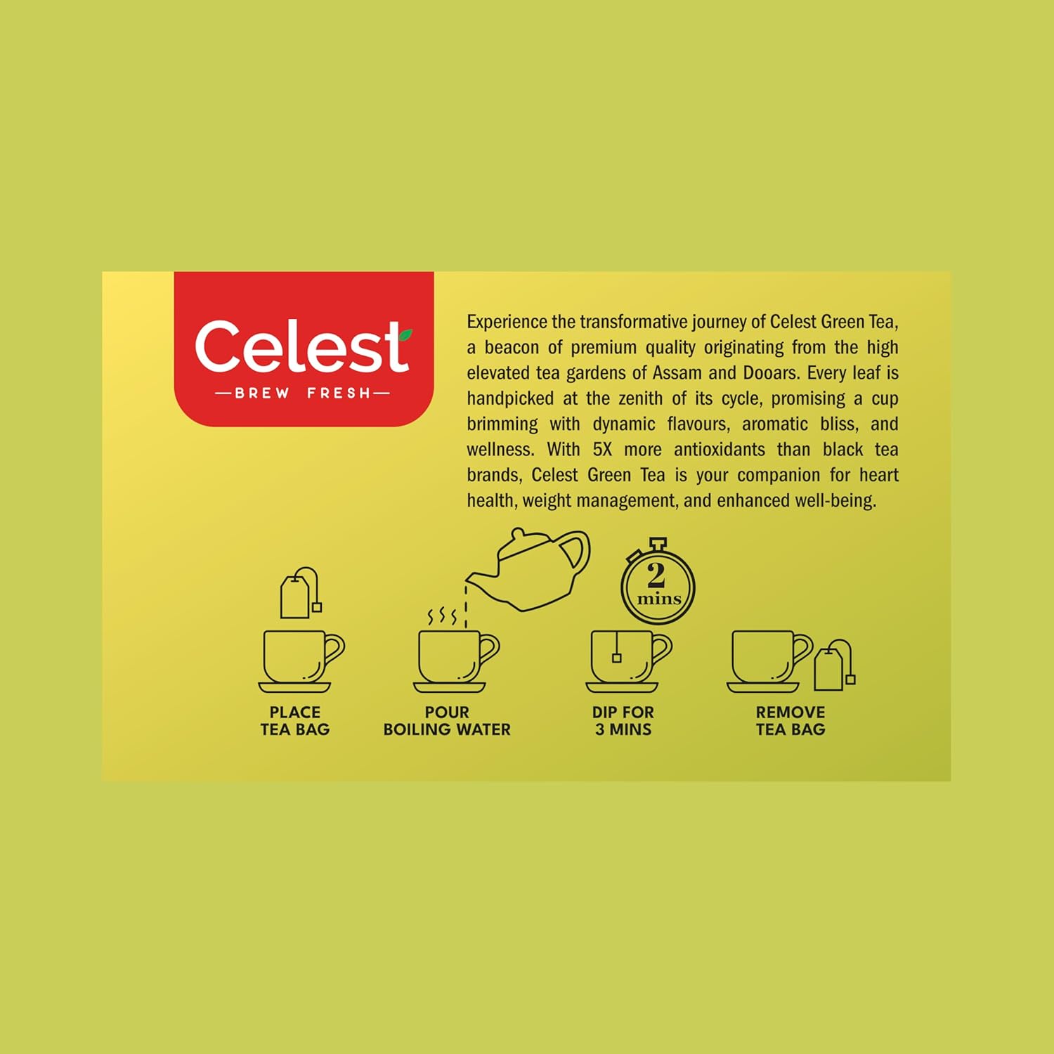 Buy Now Celest Green Tea | Green Tea For Weight Loss | Ginger, Mint 5 Buy Now Celest Green Tea | Green Tea For Weight Loss | Ginger, Mint