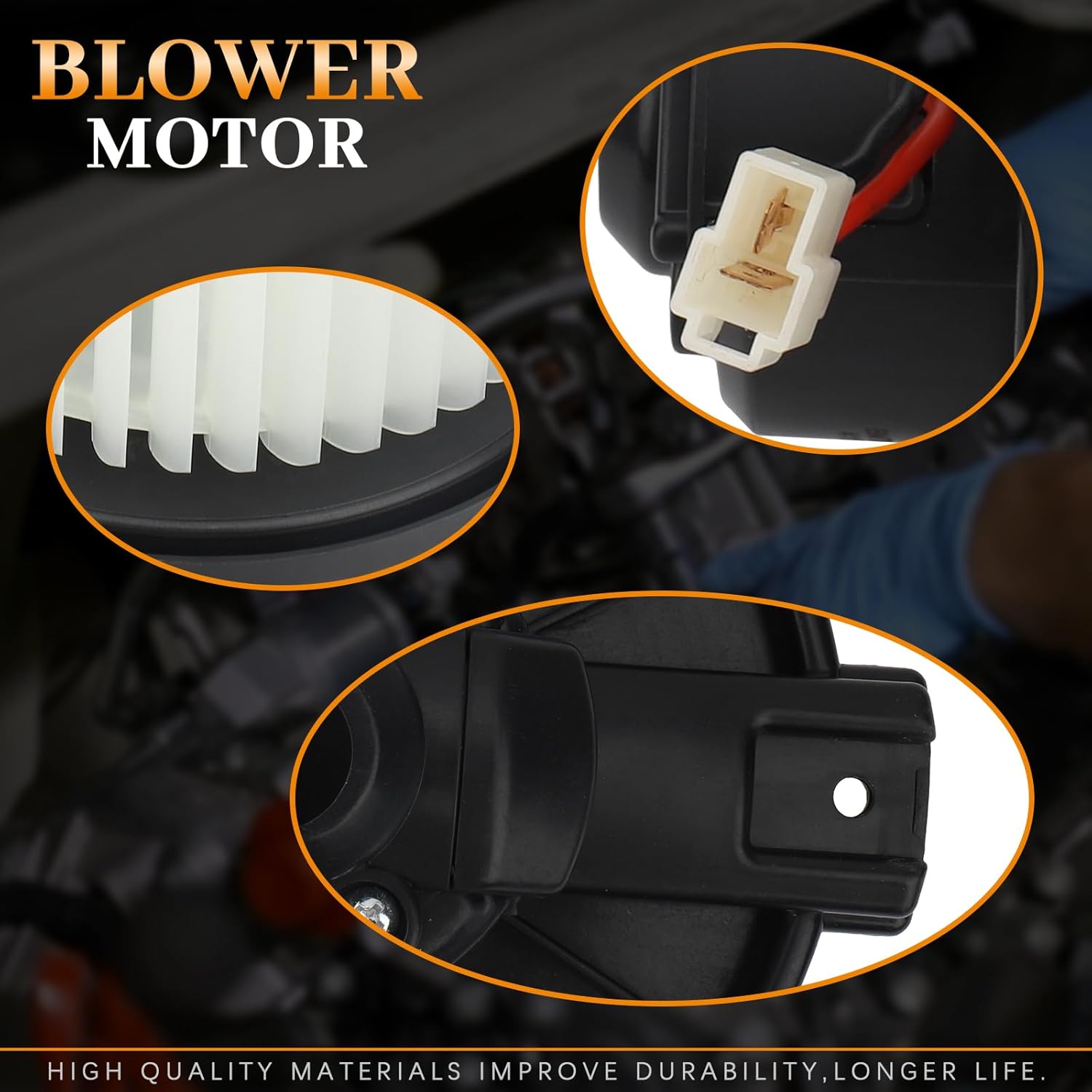 700058 HVAC Front Blower Motor with Fan Cage for Scion for tC 2005 2006 2007 2008 2009,for Toyota for Celica 2000 2001 2002 2003 2004 2005,for Toyota for RAV4 2001 2002 2003