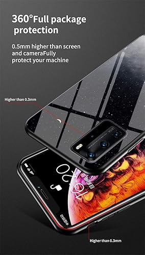 Miniatura 4 de IVY Funda de cristal templado cielo estrellado para Huawei P40 Pro+ Plus Case - C