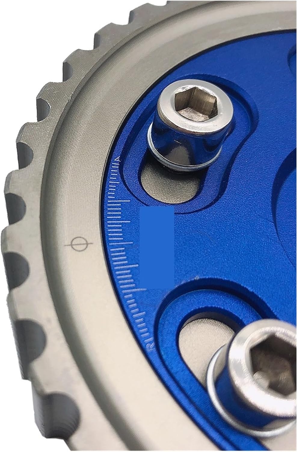 Pc Adjustable Cam Gear Billet Timing Gear Cam Pulley Pullys Gear Civic/CRX D15/D16 D-Series Crankshaft Pulley(Black)