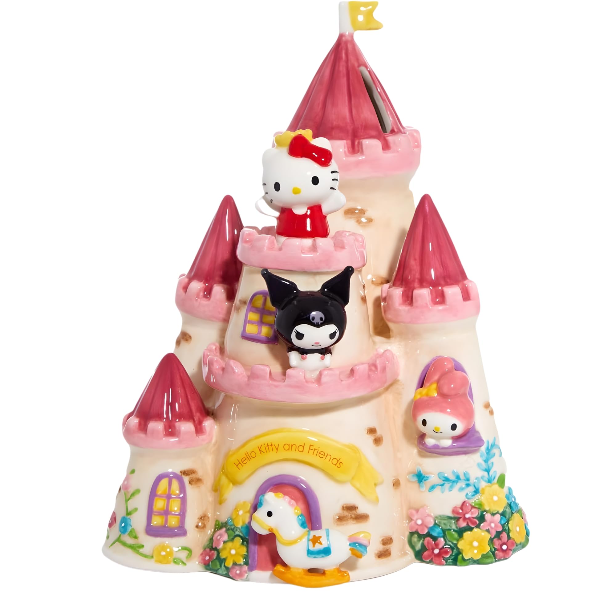 Amazon.com: Blue Sky Clayworks Hello Kitty and Friends Castle Bank