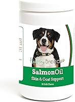 Vista 43 de Healthy Breeds Golden Retriever - Aceite de salmón masticable suave, 90