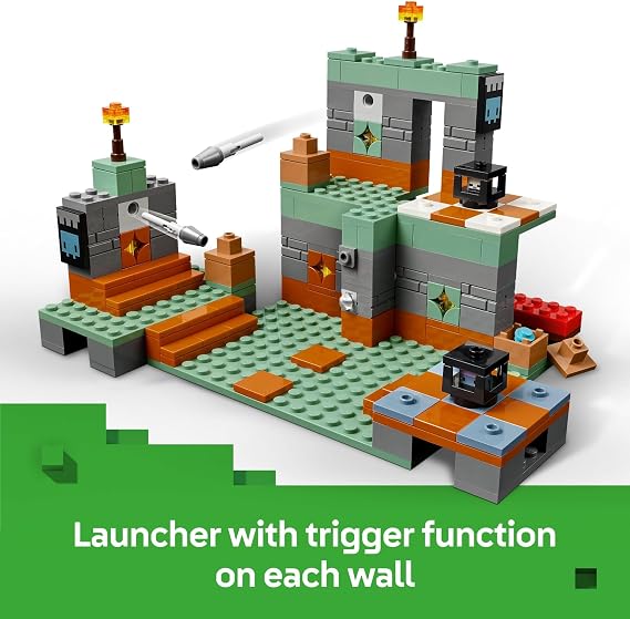 LEGO Minecraft The Trial Chamber Building Toy - Gamer Playset for Kids, Girls and Boys, Ages 8+ Includes Shadow Hoodie Minifigure for Pretend Play - Gift Idea for Birthday - 21271