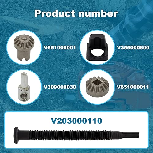 Miniatura 3 de AJUSTADOR TENSOR DE BARRA DE CADENA (KIT 3) Se adapta a conjunto de montaje ECHO CS-400 cs400 CS-450 V203000110C309000030V65100001V355000800V65100