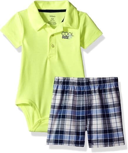 carter's Baby Boys' Bodysuit Pant Sets 121g451, Navy, 24 Months