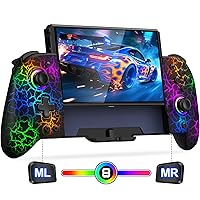 Vista 13 de Gammeefy Switch Controllers Compatible with Nintendo Switch/Switch OLED, One-Piece Joypad Controller Replacement for Switch Pro Controller with 9