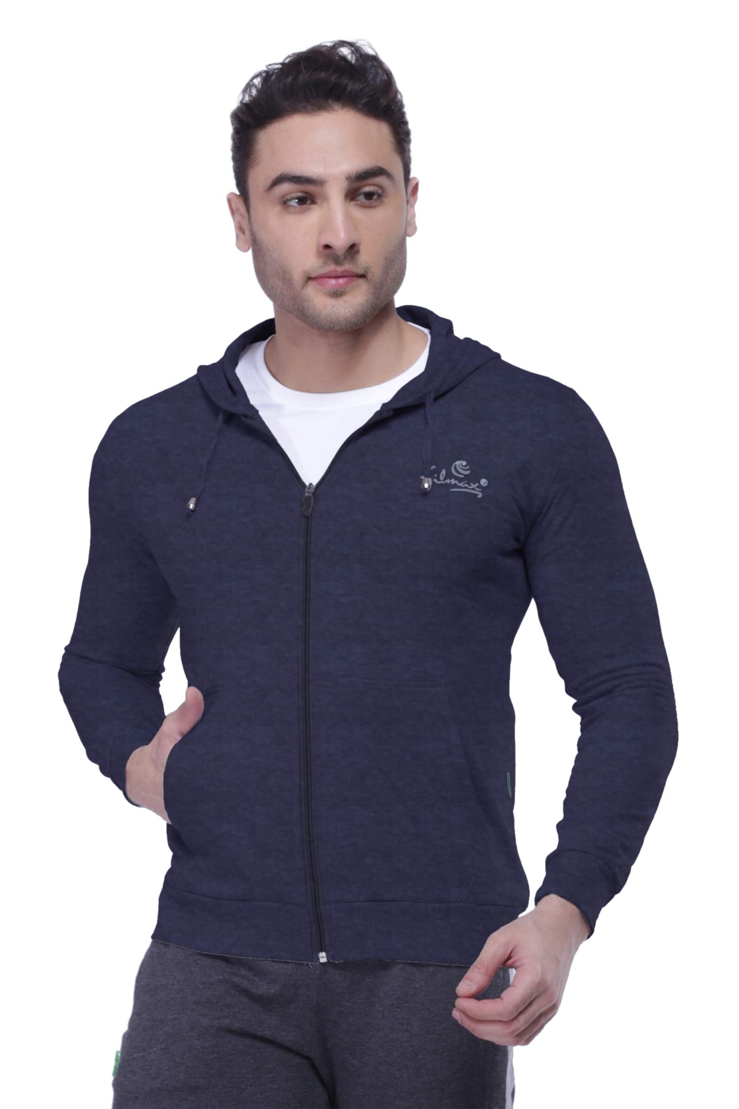 FILMAXOriginals 100% Cotton CozyKnit Essentials Full-Zip Long Sleeve Hoodie Jacket