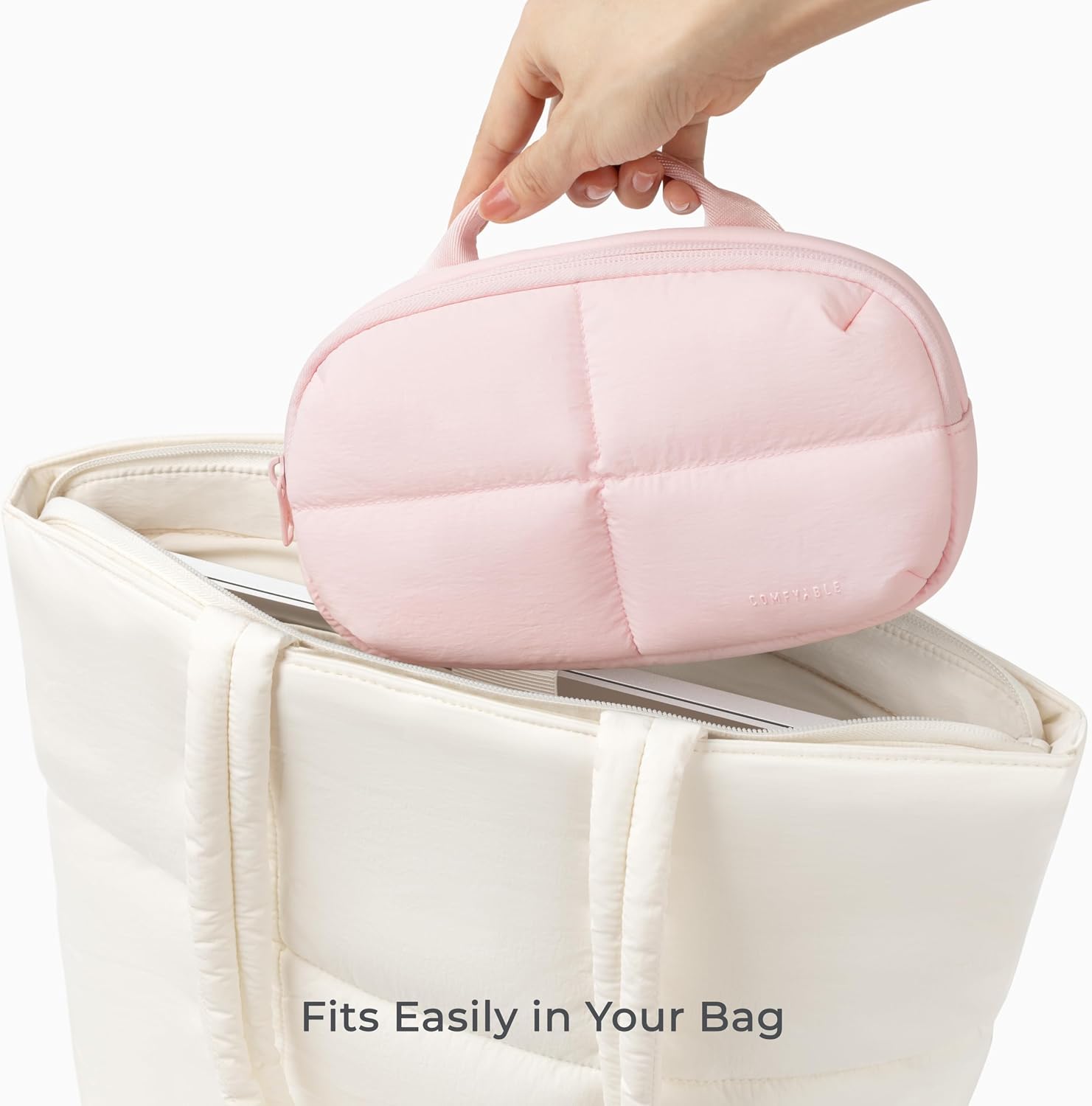 Comfyable Puffy Cable Organizer, Tech Pouch for Women and Men image 4