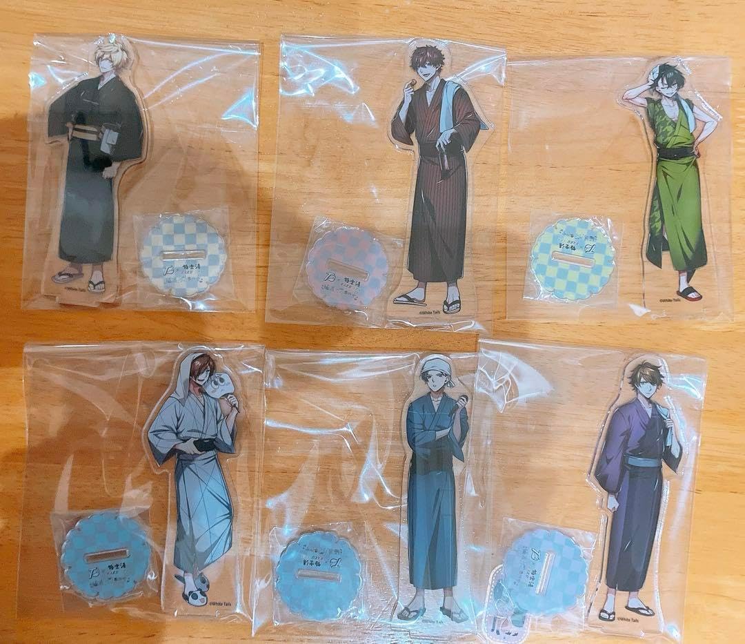 ワイテルズ アクリルスタンド 6種 ワイテルズ 極楽湯 アクリルスタンド