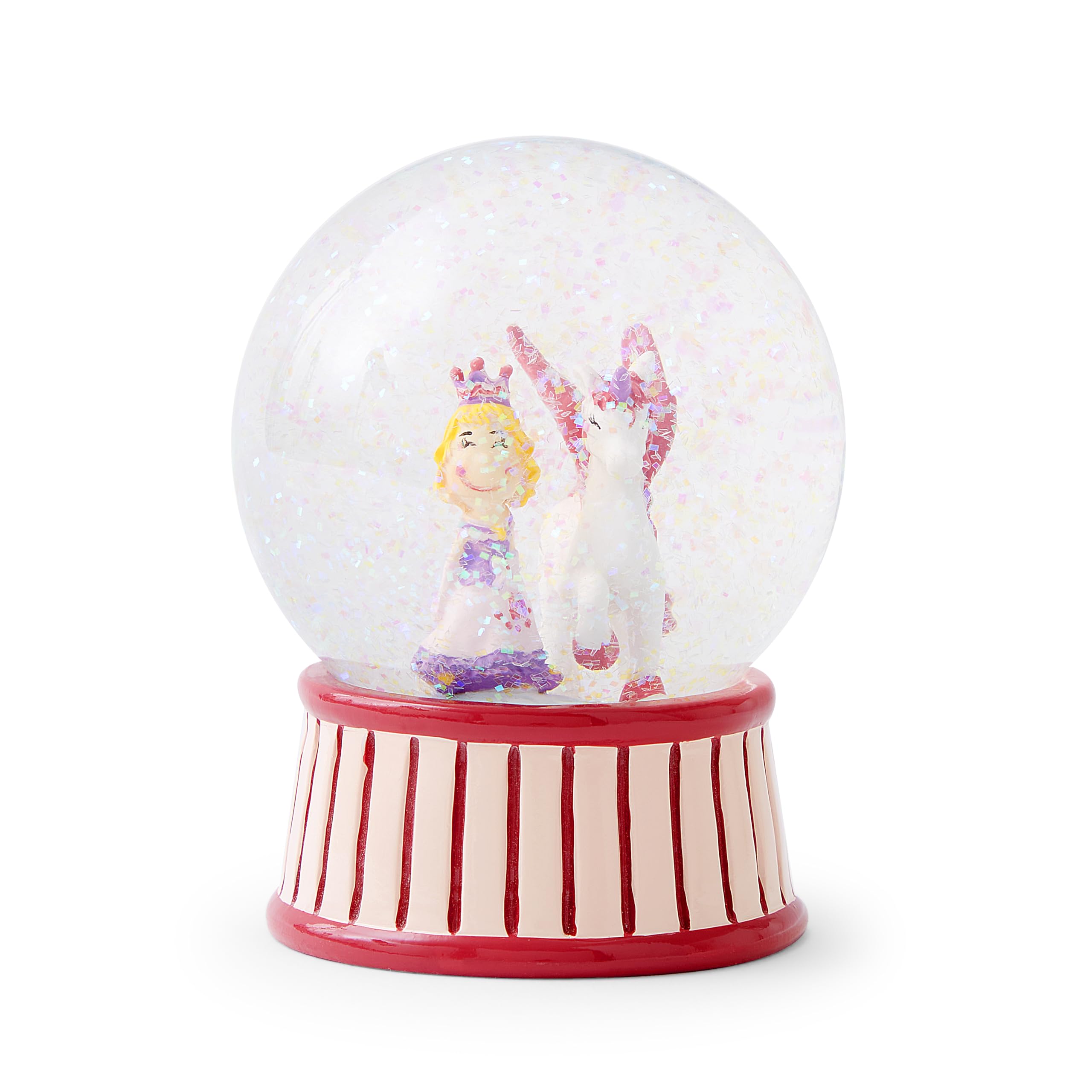 Mousehouse Gifts Girls Pink - Christmas Snow Globe For Glittery Christmas Decoration Gift