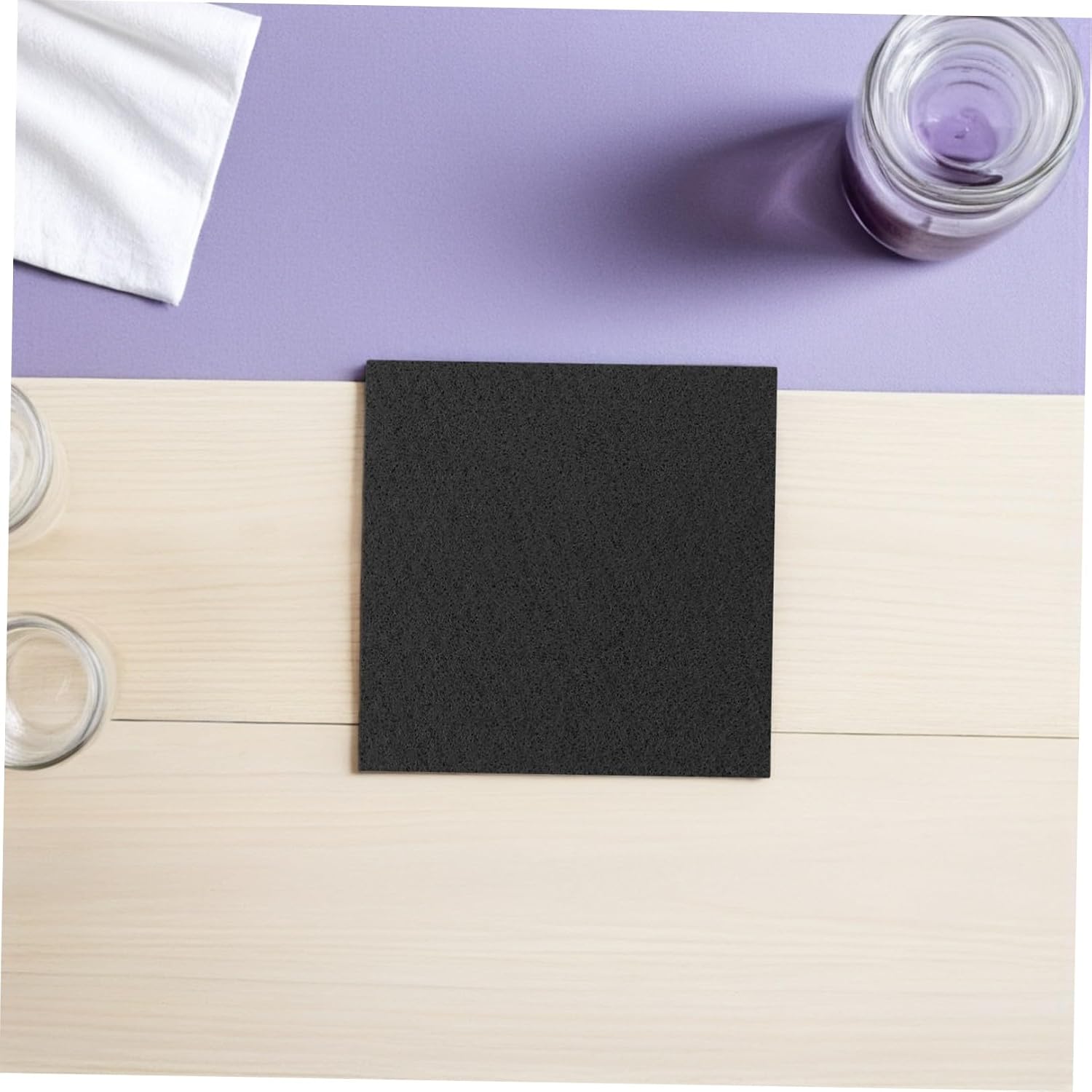 High Temperature Graphite Felt Insulation Blanket for Vacuum Furnace, Carbonized Felt Heat Resistant Cloth, Soft Sturdy Gasket Material for Industrial Furnace Accessories