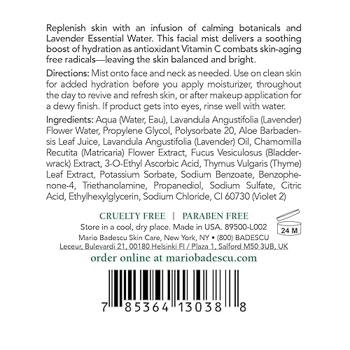 Miniatura 10 de Mario Badescu Facial Spray with Lavender and Facial Spray with Cucumber Duo