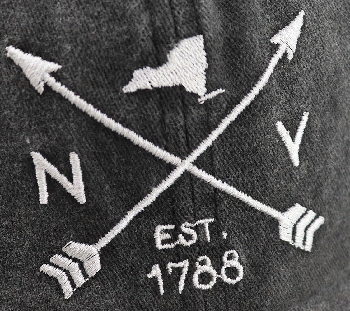 US, Texas, New York, California Hat for Men Women, Adjustable Cotton Embroidered Baseball Cap - Image 4