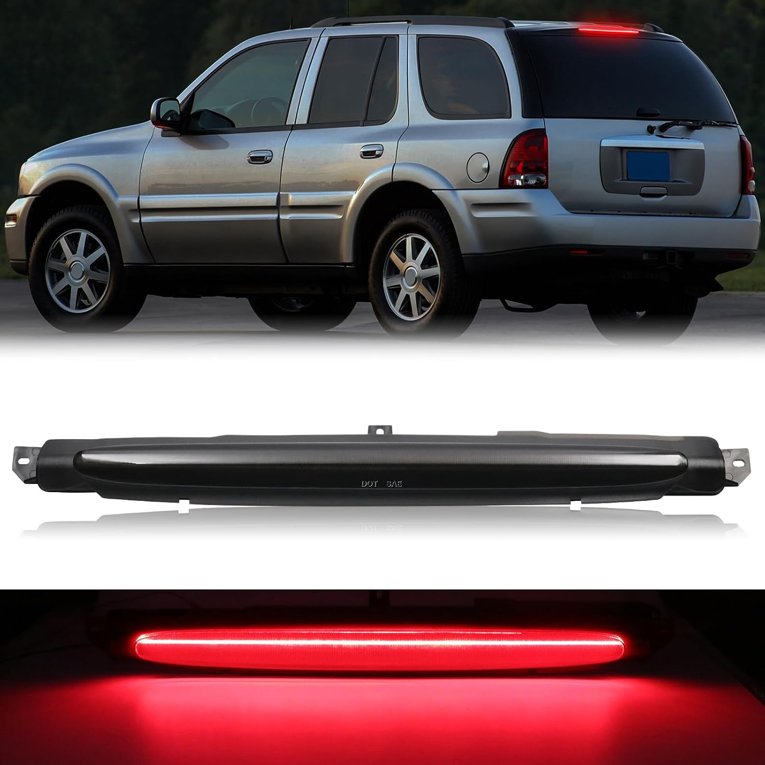 Amazon.com: AUYICH LED Third Brake Light Compatible with [Trailblazer ...