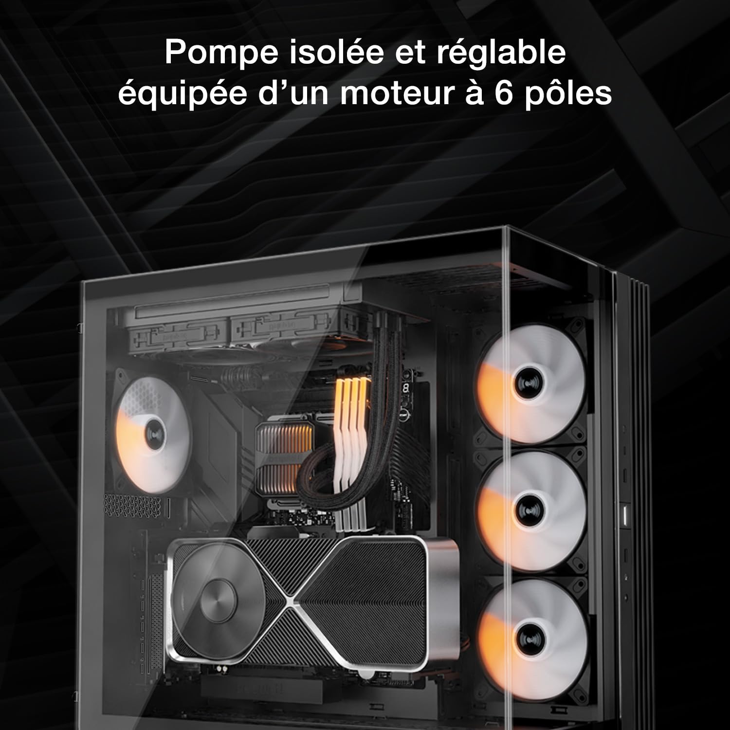 be quiet! Silent Loop 3 240mm système de refroidissement, plaque froide usinée avec haute précision, 2 ventilateurs Silent Wings 4 120mm PWM high-speed, performances de refroidissement extrêmes