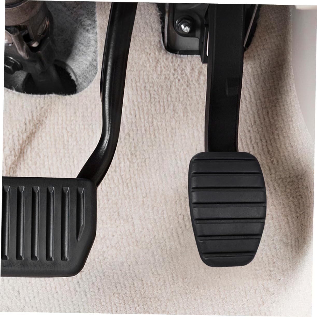 Cabilock 5pcs Brake Pad Throttle Protective Cover Car Pedal Pads Parking Brake Cover Clutch Pedal