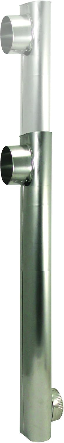 Deflecto 4" Oval Duct, Adjustable from 27" to 48" (DAF2)