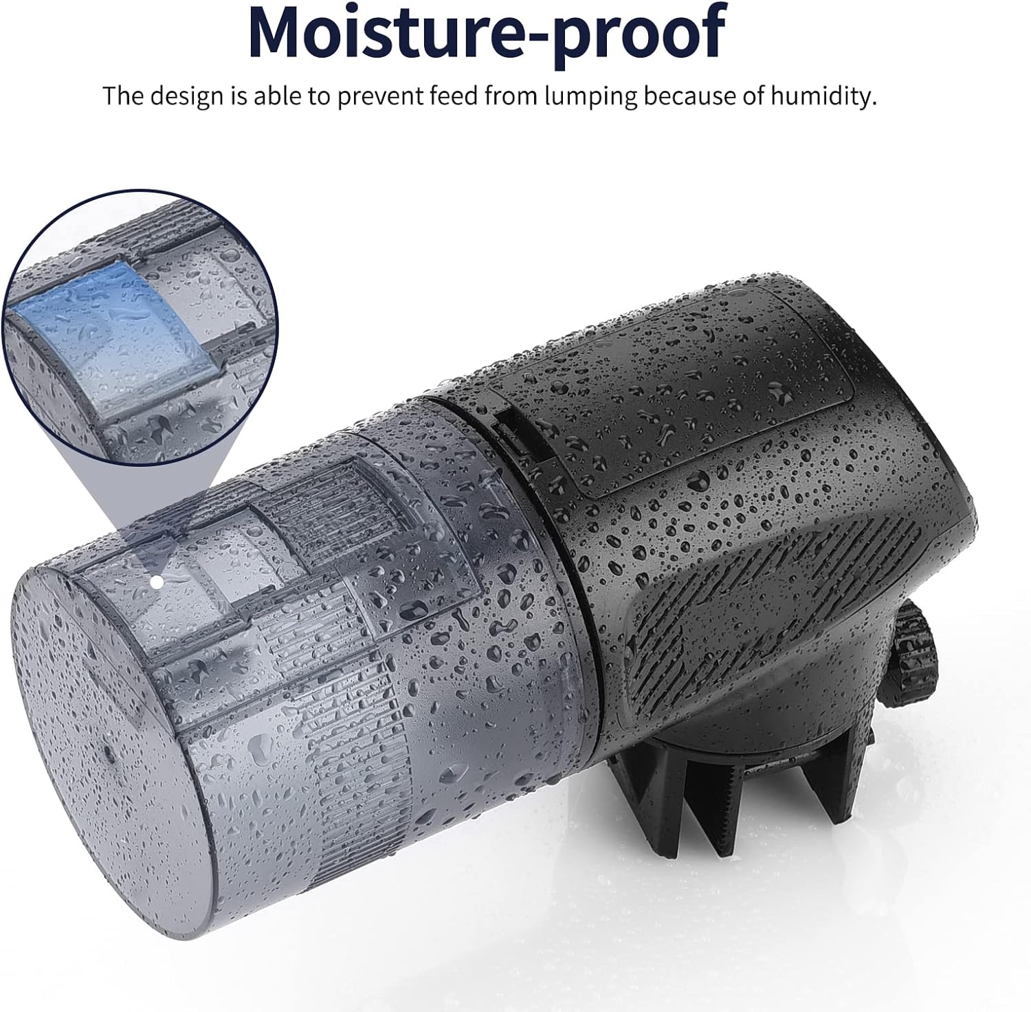 Moisture-proof design of the Aoyar Automatic Fish Feeder