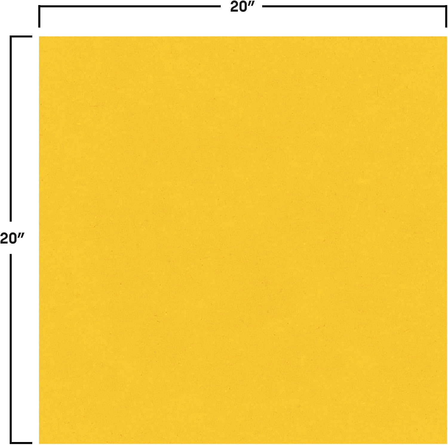 Beistle Yellow Tissue Paper Sheets – 96 Pack, Bulk Square Craft Tissue, Gift Wrapping for Bags, Boxes, DIY Crafts, Packaging Filler for Retail Displays, Shipping, Parties & Decorative Use, 20” x 20”