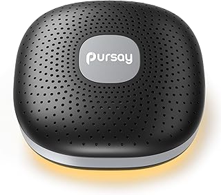 White Noise Machine - Pursay Portable Sound Machine for Sleeping, White Noise Machine Baby Adult, 21 Soothing Sounds, USB Rechargeable Sound Machine Night Light for Meditation, Home, Office, Travel