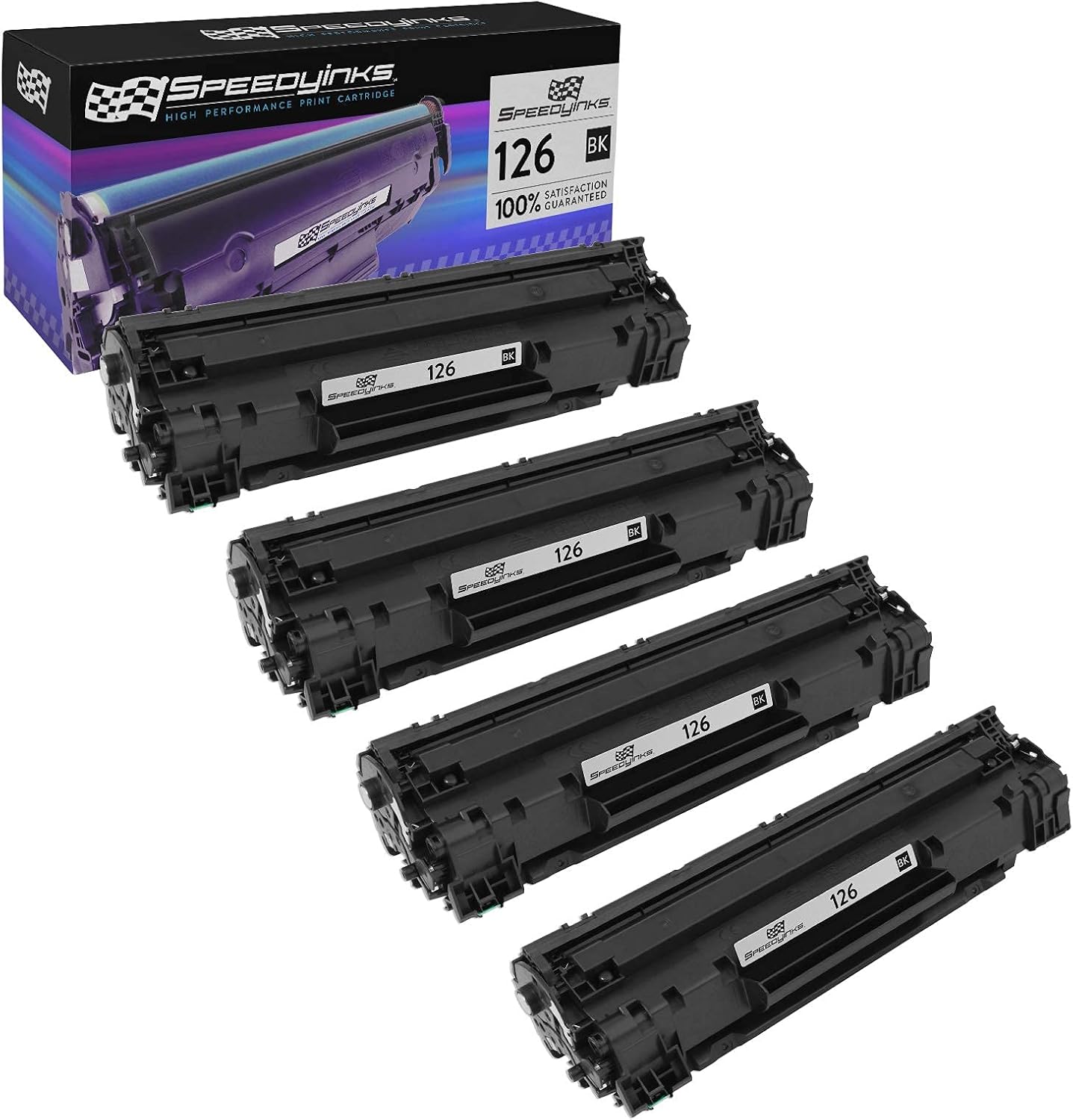 SPEEDYINKS Toner Cartridge Compatible with Canon 126 1,700 Pages (Black) for use in Retail Packaging May Vary