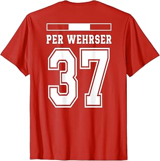 Austria Jersey Funny Name Per Wehrser T-Shirt