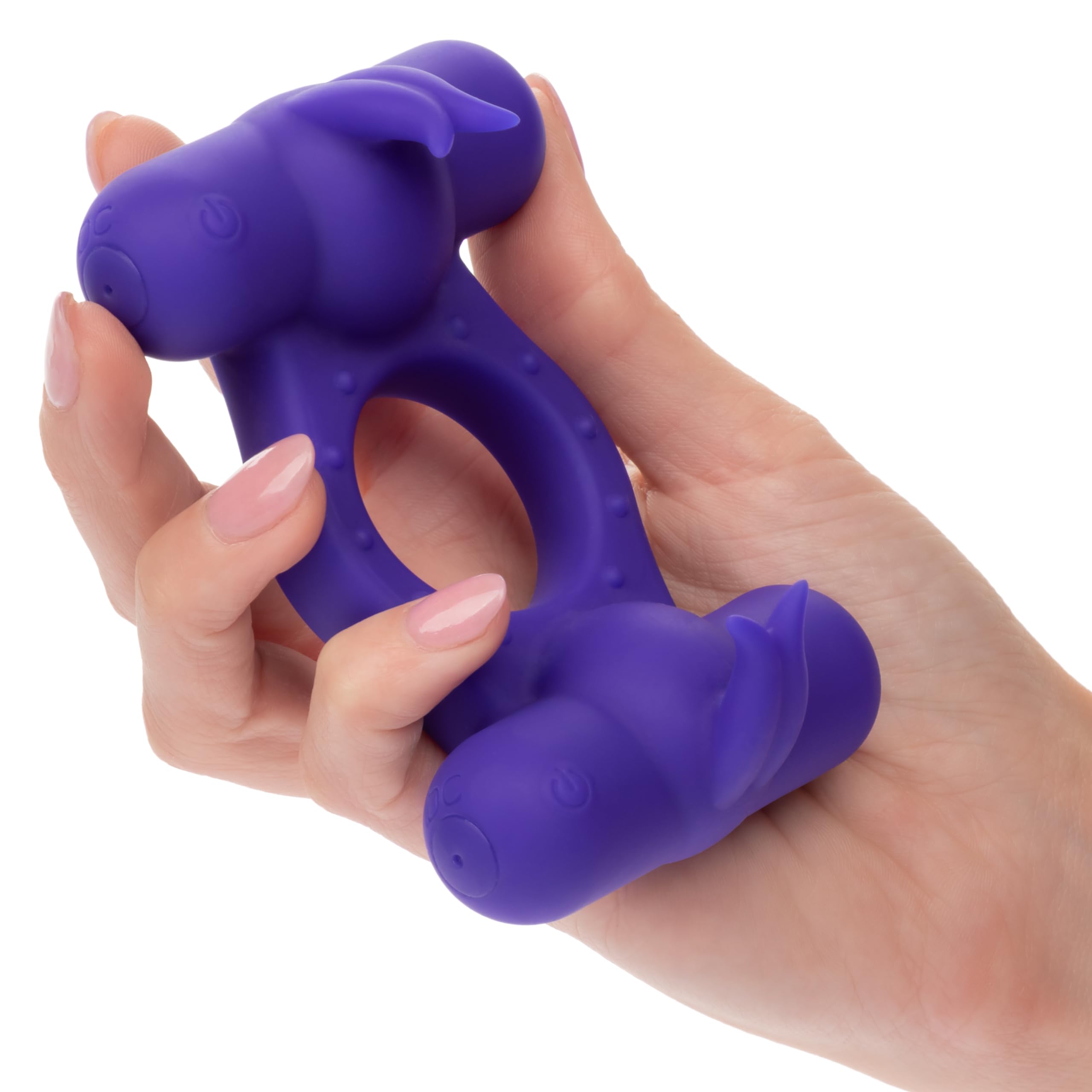 Amazon.com: CalExotics Silicone Rechargeable Triple Orgasm Enhancer Cock  Ring Vibrator for Men - SE-1843-50-3 : Health & Household
