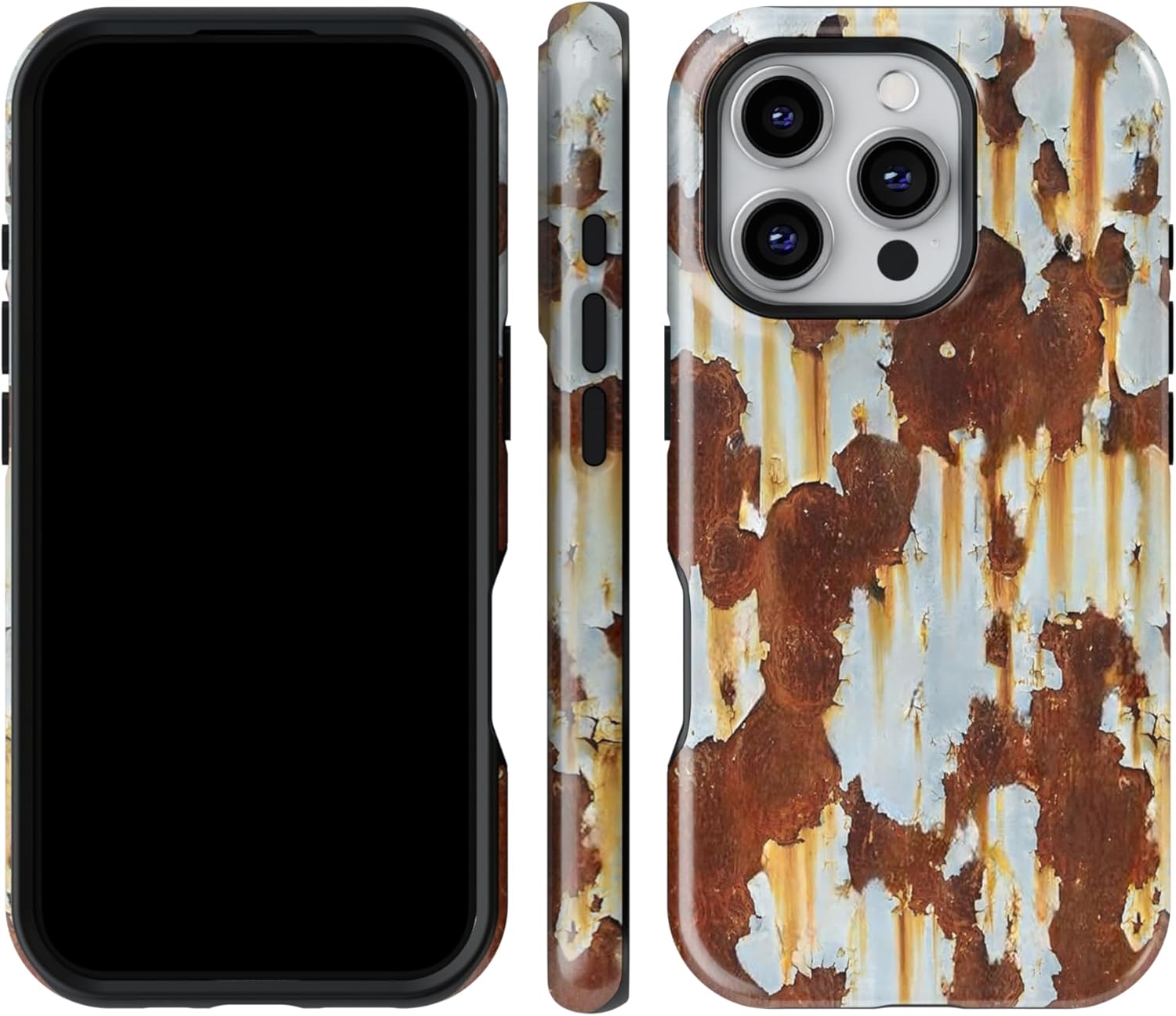 Amazon.com: TQCWSVC Frosted Rust Metal Industrial Vintage Pattern ...